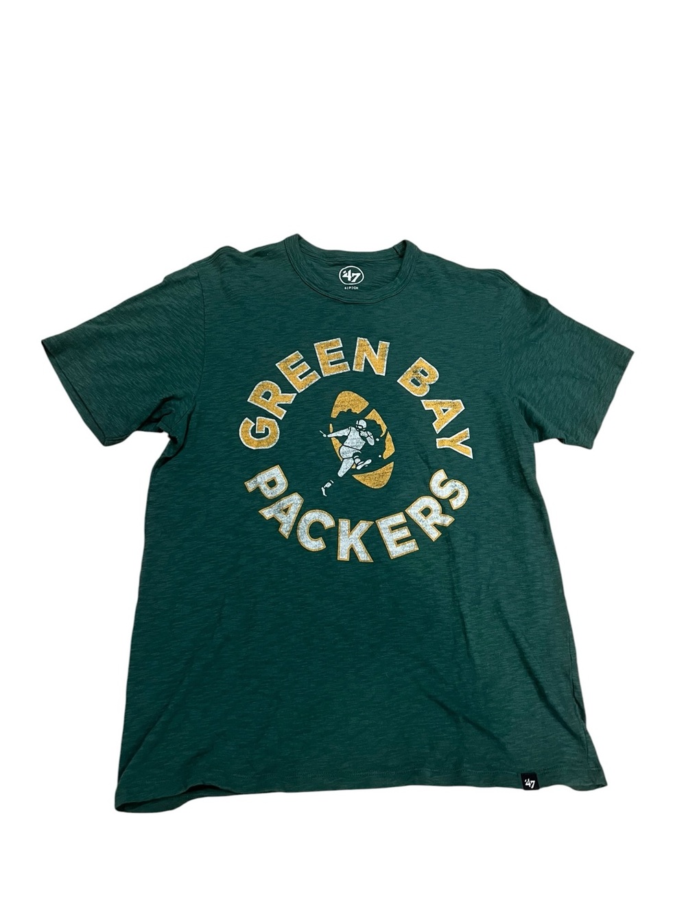 47 Green Bay Packers Dark Green Tee with Gold Logo